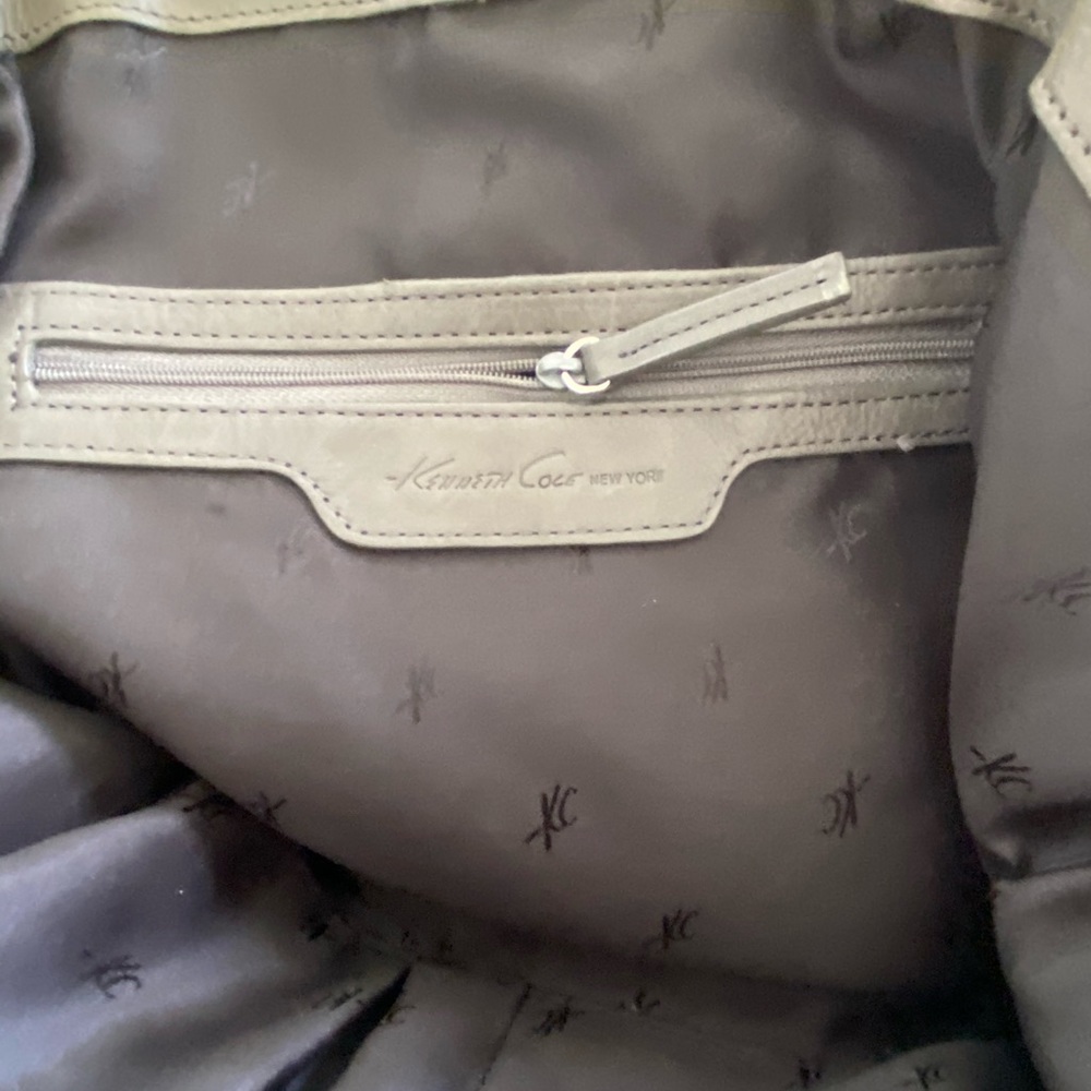 Kenneth Cole Black Tote with Metallic Details - Picture 6 of 9